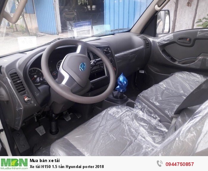 Hyundai Porter H150 1.5 tấn tiêu chuẩn EURO4  năm 2018 bán trả góp