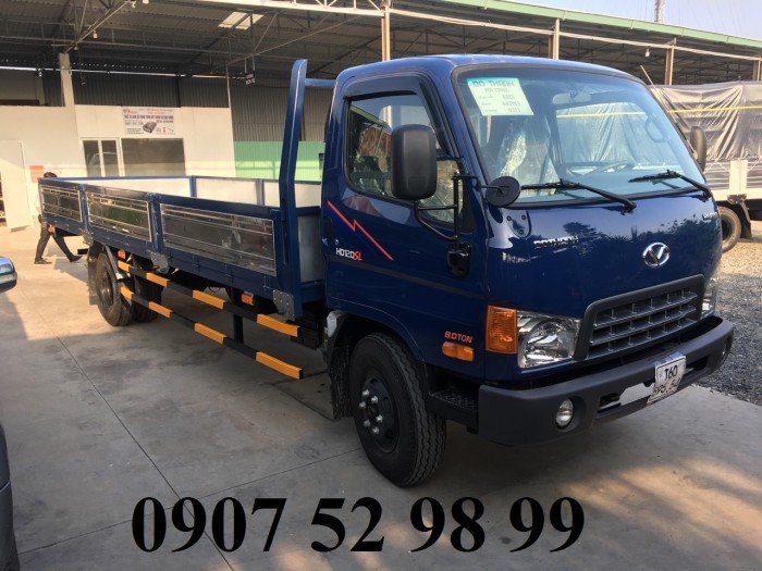 Xe tải Hyundai HD120SL thùng mui bạt 8,1 tấn thùng 6m3 tại An Giang, Trà Vinh, Đồng Tháp, Kiên Giang