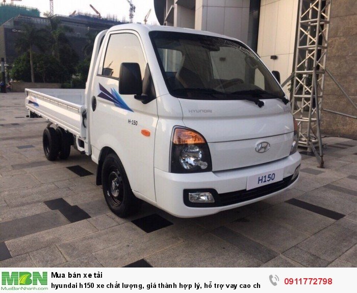 Hyundai h150 xe chất lượng, giá thành hợp lý, hỗ trợ vay cao cho khách hàng.