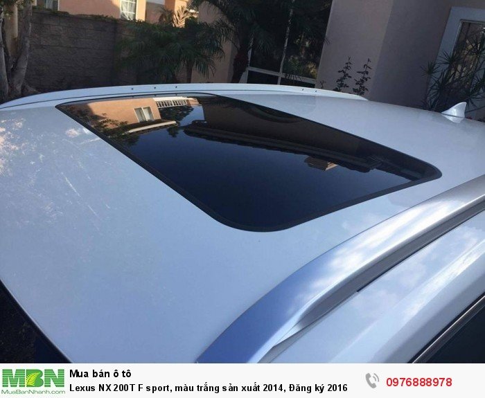Lexus NX 200T F sport, màu trắng sản xuất 2014, Đăng ký 2016