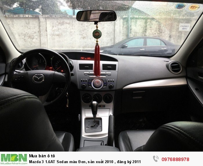 Mazda 3 1.6AT Sedan màu Đen, sản xuất 2010 , đăng ký 2011