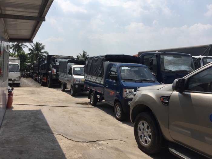 xe tải dongben 810kg,vào thành phố Xe tải Phú Mẫn mua bán xe trả góp lãi suất thấp