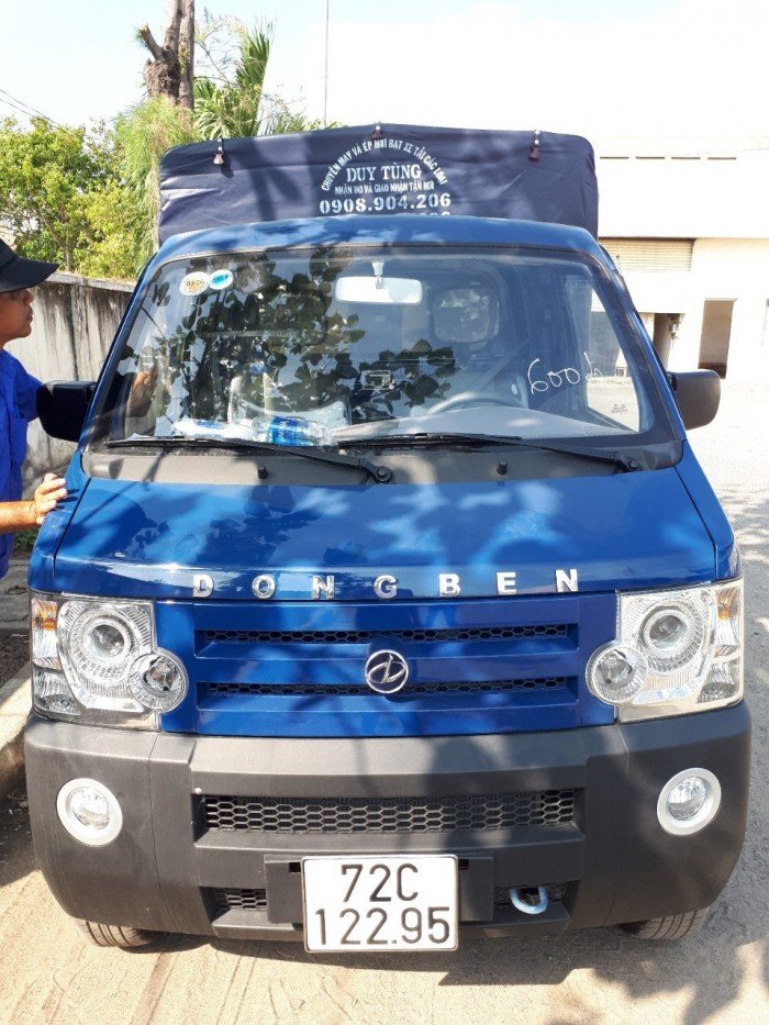xe tải dongben 810kg,vào thành phố Xe tải Phú Mẫn mua bán xe trả góp lãi suất thấp