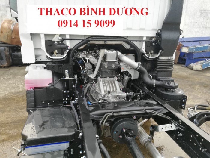 [THACO BD] Bán xe tải Fuso Canter 4.7 1t9, đóng thùng Composite, thùng kín, mui bạt, hỗ trợ trả góp 75%