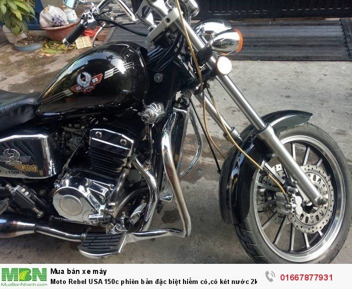 Moto Rebel USA 150c phiên bản đặc biệt hiếm có,có két nước 2k17 mới 99,9%