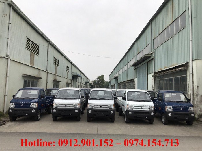 Xe tải Dongben 870kg thùng kín