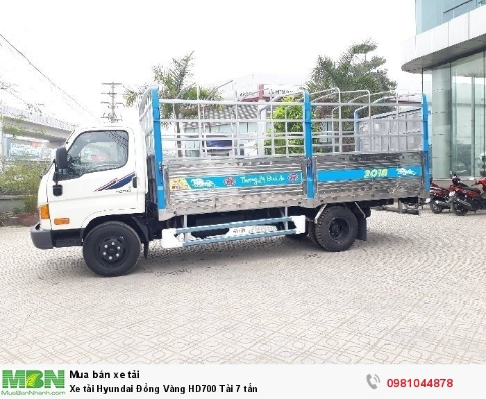 Xe tải Hyundai Đồng Vàng HD700 Tải 7 tấn