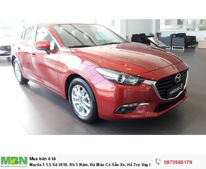 Mazda 3 1.5 Sd 2018, Bh 5 Năm, Đủ Màu Có Sẵn Xe, Hỗ Trợ Vay 85%