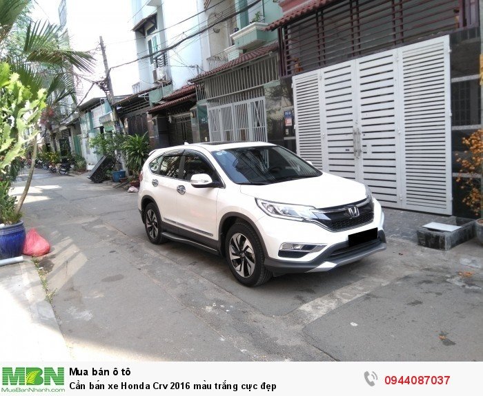 Cần bán xe Honda Crv 2016 màu trắng cực đẹp