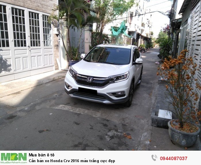 Cần bán xe Honda Crv 2016 màu trắng cực đẹp
