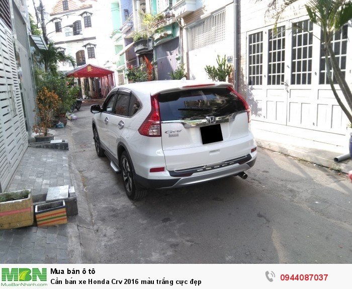 Cần bán xe Honda Crv 2016 màu trắng cực đẹp