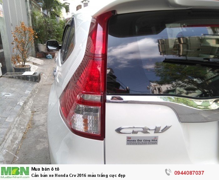 Cần bán xe Honda Crv 2016 màu trắng cực đẹp