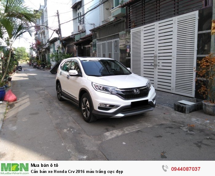 Cần bán xe Honda Crv 2016 màu trắng cực đẹp