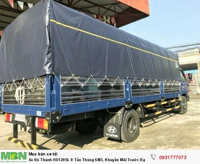 Xe Đô Thành HD120SL 8 Tấn Thùng 6M3, Khuyến Mãi Trước Bạ 100%