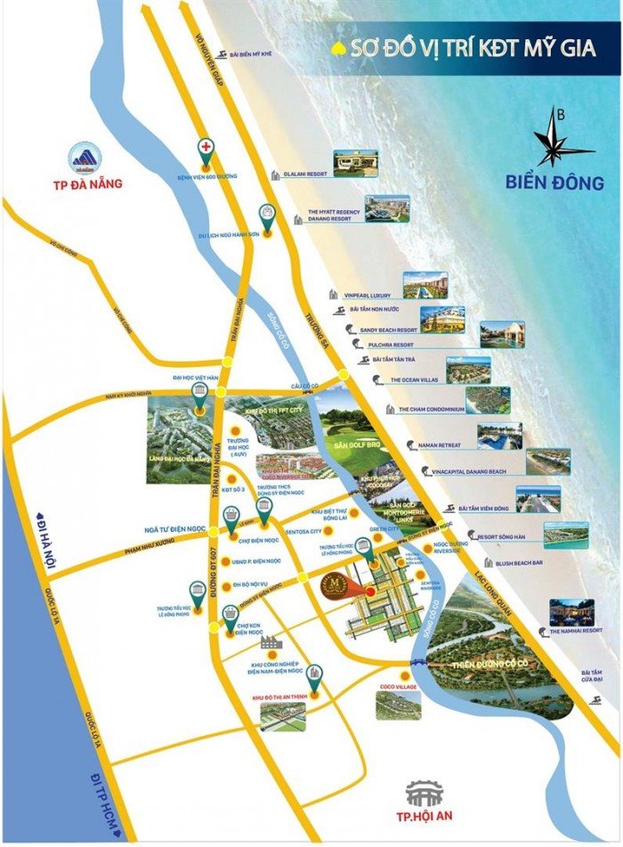 Nơi định cư lý tưởng tại KĐT Mỹ Gia, gần biển, đẹp nhất Nam Đà Nẵng