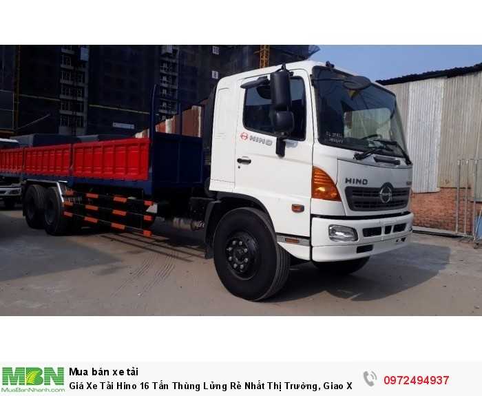 Giá Xe Tải Hino 16 Tấn Thùng Lửng Rẻ Nhất Thị Trường, Giao Xe Ngay!