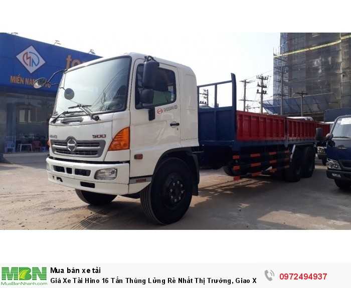 Giá Xe Tải Hino 16 Tấn Thùng Lửng Rẻ Nhất Thị Trường, Giao Xe Ngay!