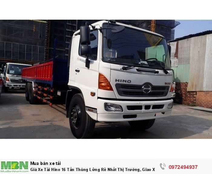 Giá Xe Tải Hino 16 Tấn Thùng Lửng Rẻ Nhất Thị Trường, Giao Xe Ngay!