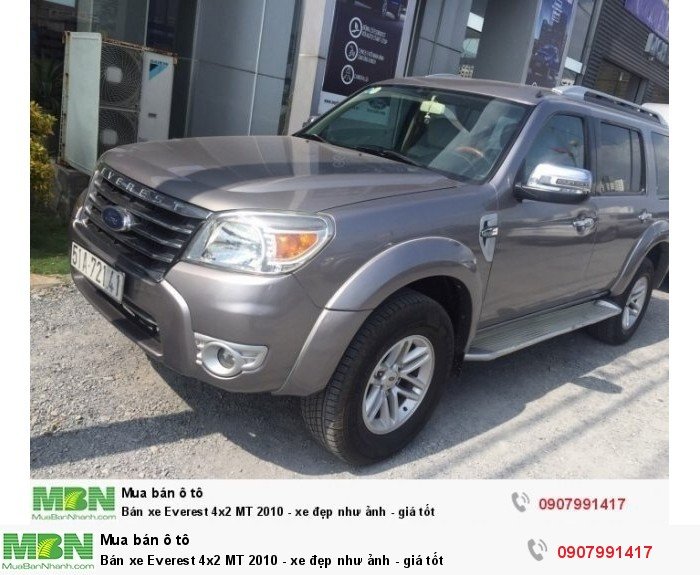 Bán xe Everest 4x2 MT 2010 - xe đẹp như ảnh - giá tốt