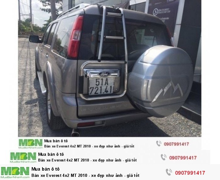 Bán xe Everest 4x2 MT 2010 - xe đẹp như ảnh - giá tốt