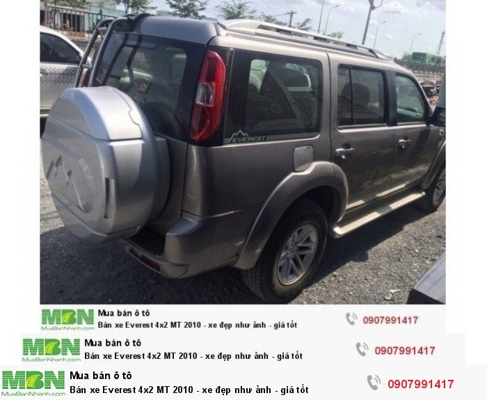 Bán xe Everest 4x2 MT 2010 - xe đẹp như ảnh - giá tốt