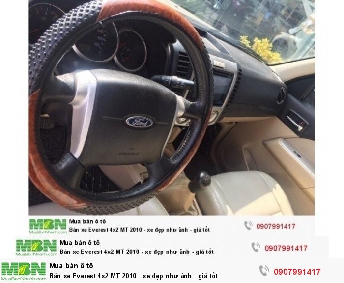 Bán xe Everest 4x2 MT 2010 - xe đẹp như ảnh - giá tốt