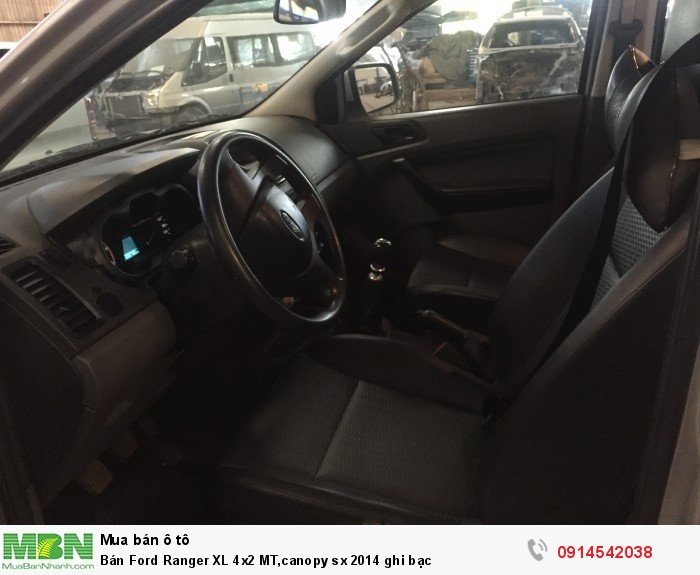Bán Ford Ranger XL 4x2 MT,canopy sx 2014 ghi bạc