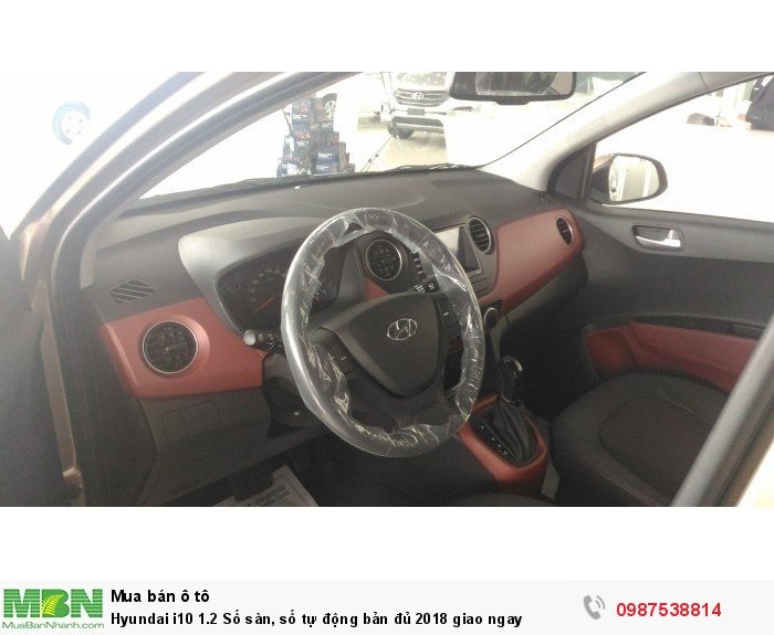 Hyundai i10 1.2 Số sàn, số tự động bản đủ 2018 giao ngay