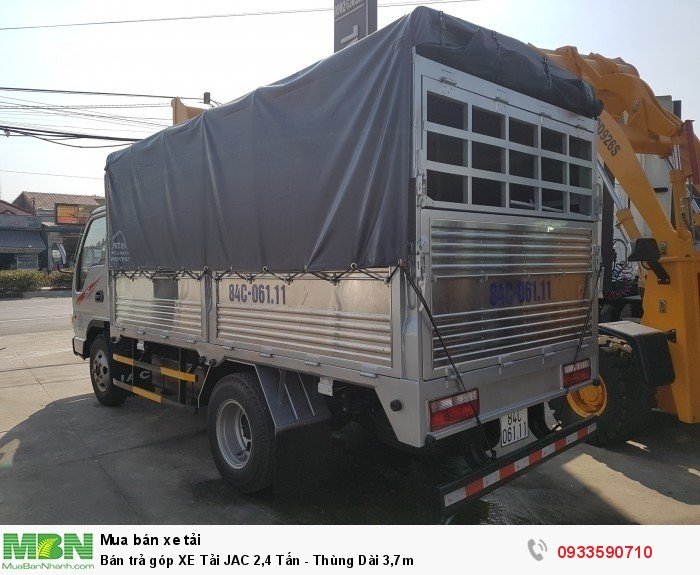Bán trả góp Xe Tải JAC 2,4 Tấn - Thùng Dài 3,7 m