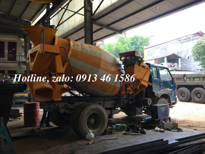 Bồn trộn bê tông HYG3 3m3/mẻ trộn