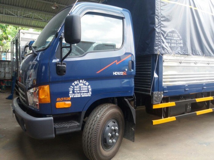 Bán xe tải Hyundai HD120SL- 8 tấn- 6m3 thùng mui bạt bửng nhôm