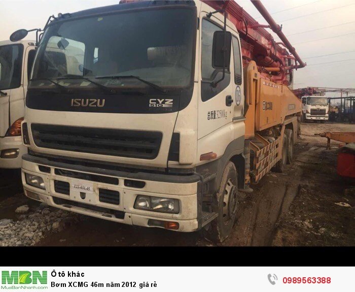 Bơm XCMG 46m năm 2012 giá rẻ