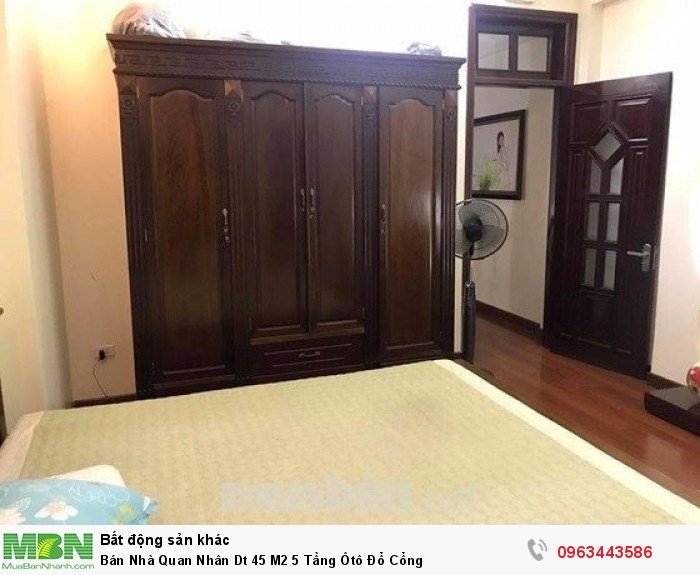 Bán Nhà  Quan Nhân Dt 45 M2 5 Tầng Ôtô Đổ Cổng