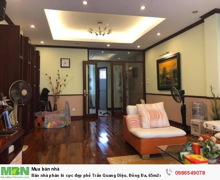 Bán nhà phân lô cực đẹp phố Trần Quang Diệu, Đống Đa, 65m2x5T, ô tô vào nhà, anh sinh tốt