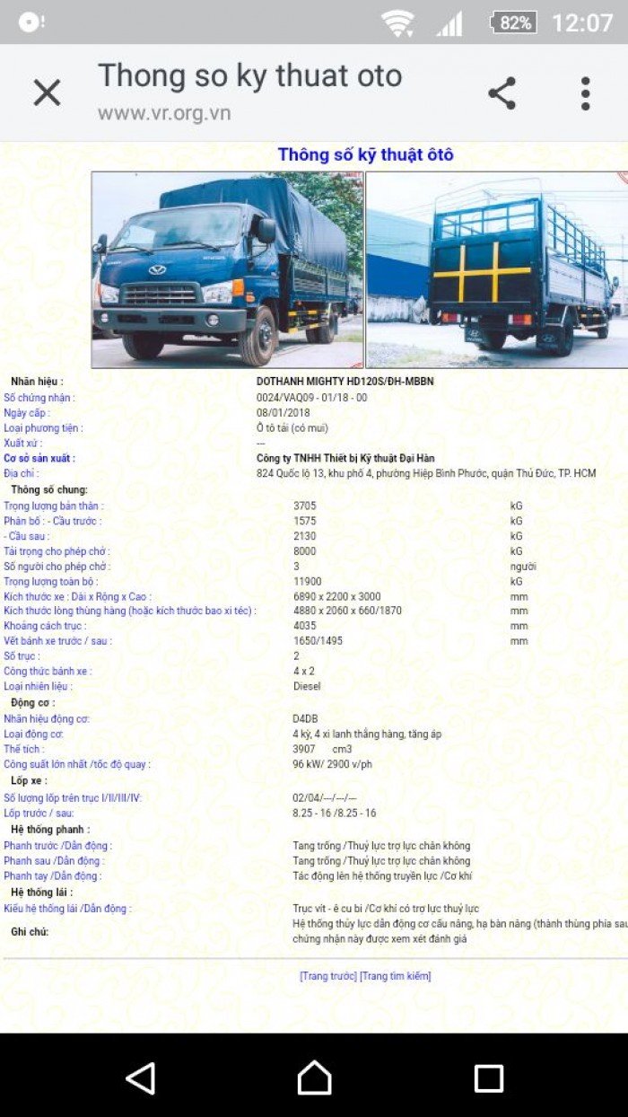 Hyundai HD120s Đô Thành