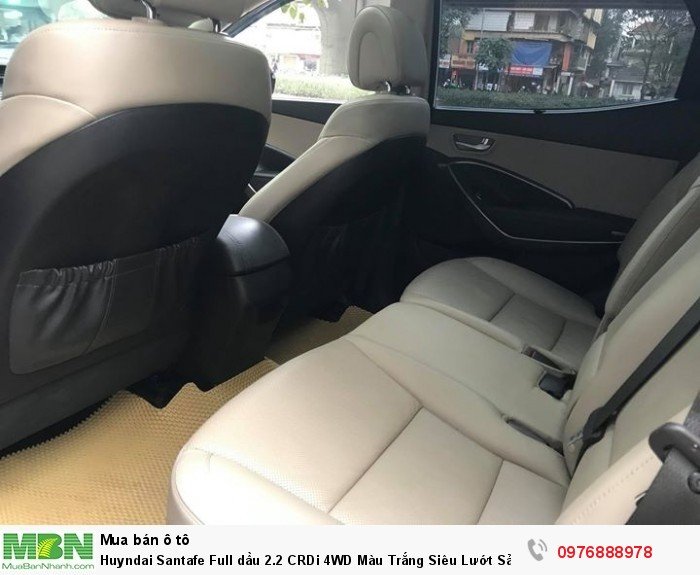 Huyndai Santafe Full dầu 2.2  CRDi 4WD Màu Trắng Siêu Lướt Sản Xuất 2018