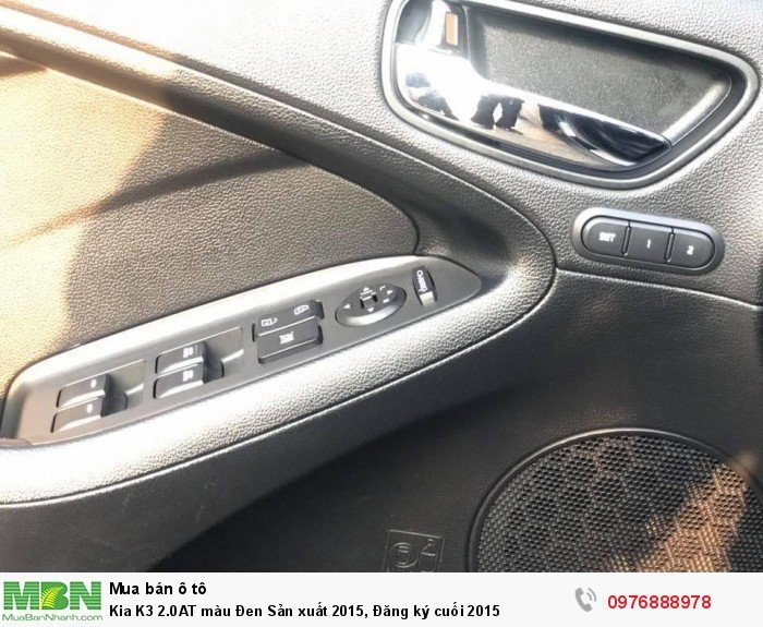 Kia K3 2.0AT màu Đen Sản xuất 2015, Đăng ký cuối 2015