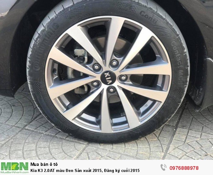 Kia K3 2.0AT màu Đen Sản xuất 2015, Đăng ký cuối 2015
