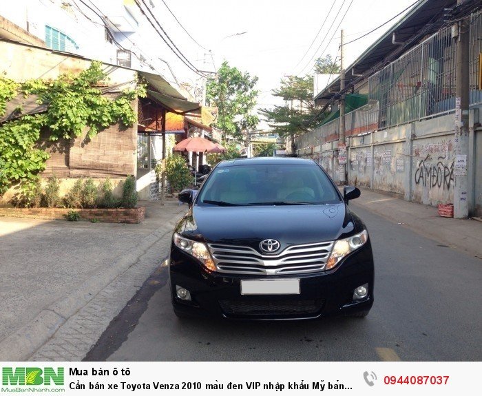 Cần bán xe Toyota Venza 2010 màu đen VIP nhập khẩu Mỹ bản full đồ