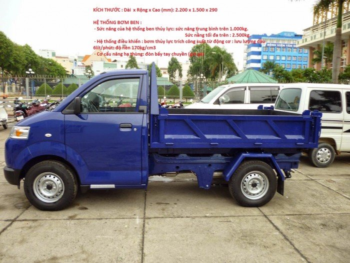 Xe Tải Suzuki Pro 740kg ( Nhập Khẩu) Thùng Lửng| chỉ cần 70tr