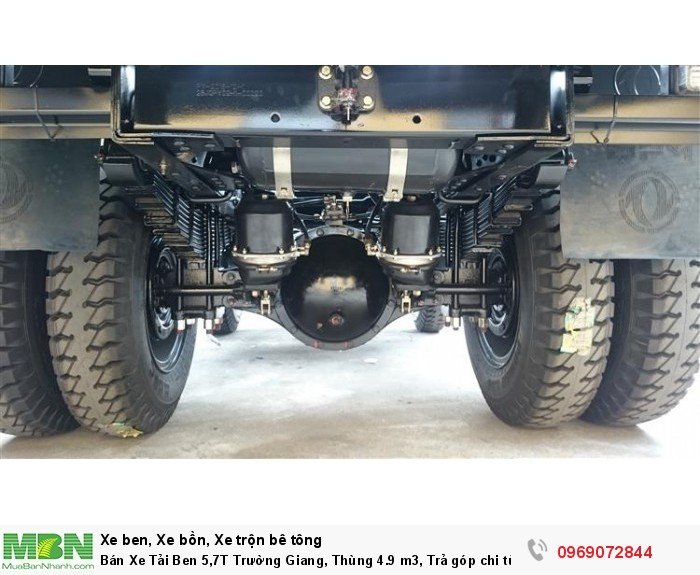 Bán Xe Tải Ben 5,7T Trường Giang, Thùng 4.9 m3, Trả góp chi từ 119tr, Giao xe ngay