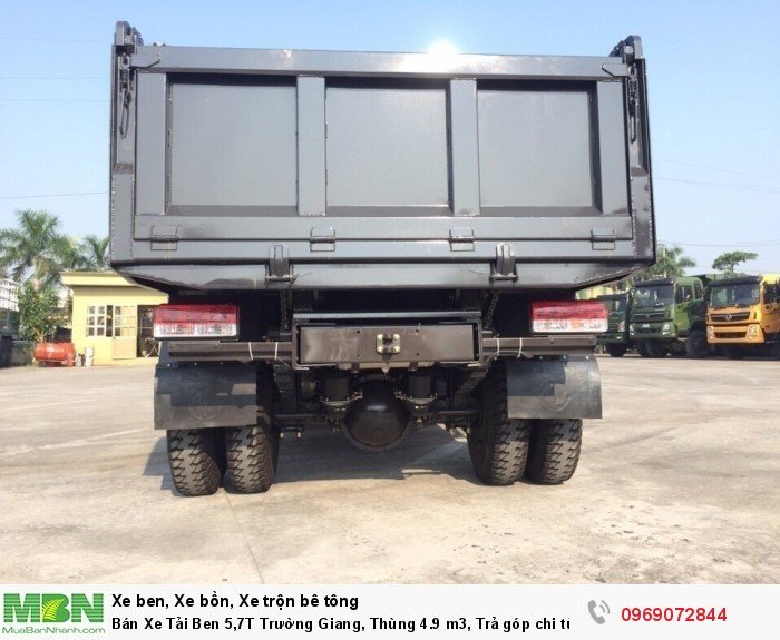 Bán Xe Tải Ben 5,7T Trường Giang, Thùng 4.9 m3, Trả góp chi từ 119tr, Giao xe ngay