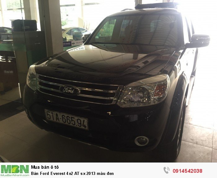 Bán Ford Everest 4x2 AT sx 2013 màu đen