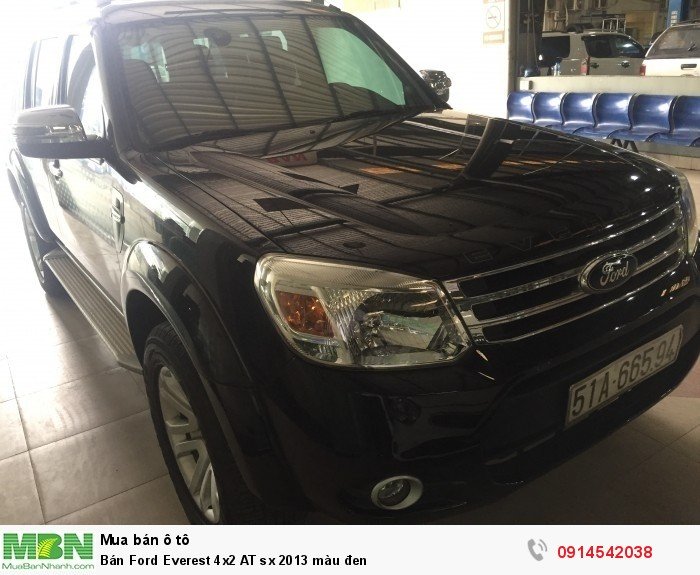 Bán Ford Everest 4x2 AT sx 2013 màu đen