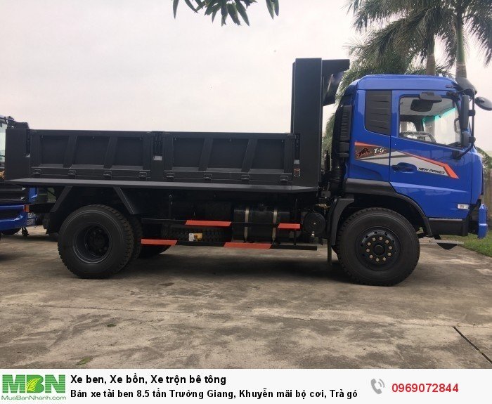 Bán xe tải ben 8.5 tấn Trường Giang, Khuyễn mãi bộ cơi, Trả góp 177tr, Giao xe ngay