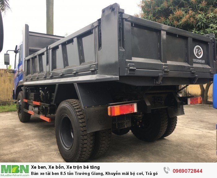 Bán xe tải ben 8.5 tấn Trường Giang, Khuyễn mãi bộ cơi, Trả góp 177tr, Giao xe ngay