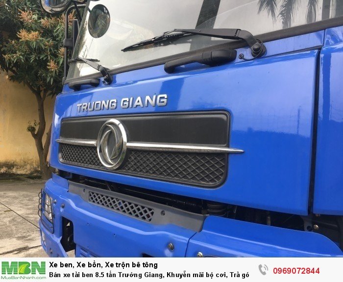 Bán xe tải ben 8.5 tấn Trường Giang, Khuyễn mãi bộ cơi, Trả góp 177tr, Giao xe ngay