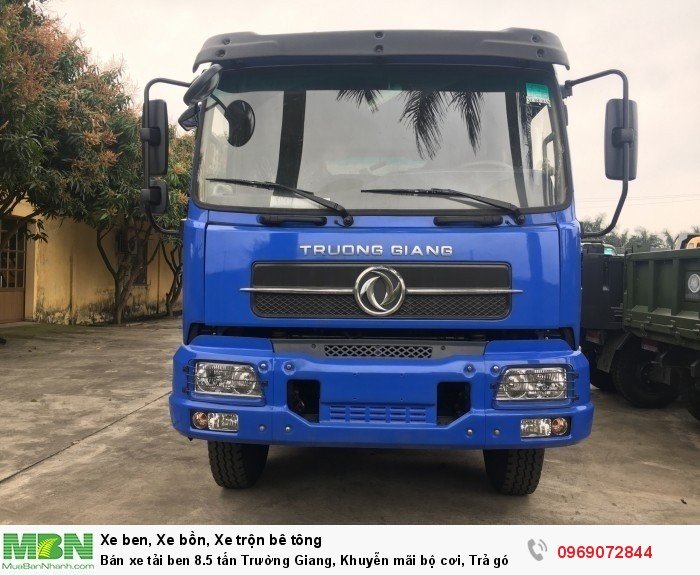Bán xe tải ben 8.5 tấn Trường Giang, Khuyễn mãi bộ cơi, Trả góp 177tr, Giao xe ngay
