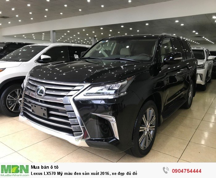 Lexus LX570 Mỹ màu đen sản xuất 2016, xe đẹp đủ đồ