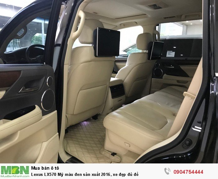 Lexus LX570 Mỹ màu đen sản xuất 2016, xe đẹp đủ đồ